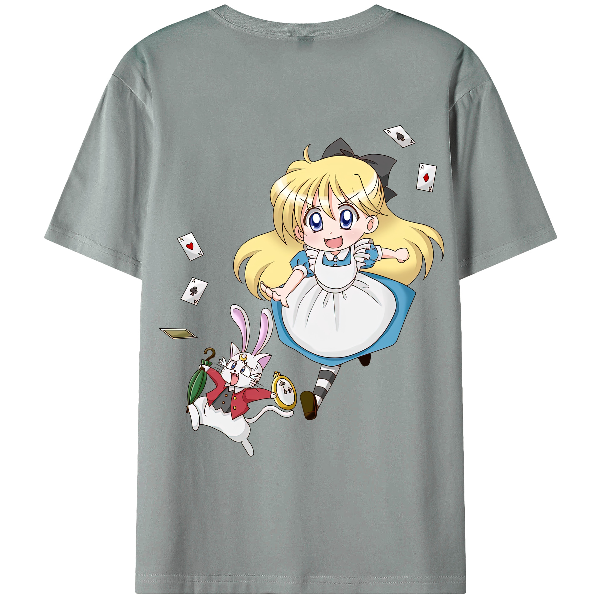 （画像用） 美少女戦士セーラームーン 愛野 美奈子 あいの みなこ Sailor Moon Aino Minako 綿100％ メンズ半袖Tシャツ（バックプリント） 通気性